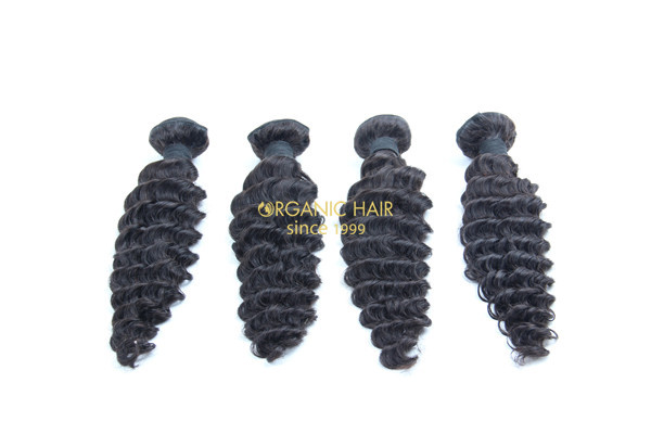 Virgin brazilian deep wave hair extensions